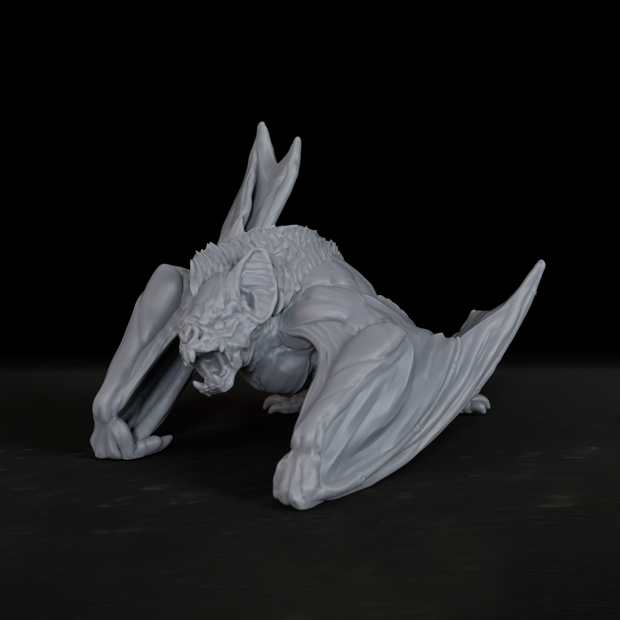 Science Robot - TTRPG Dire Bat Miniature Evil Creature,