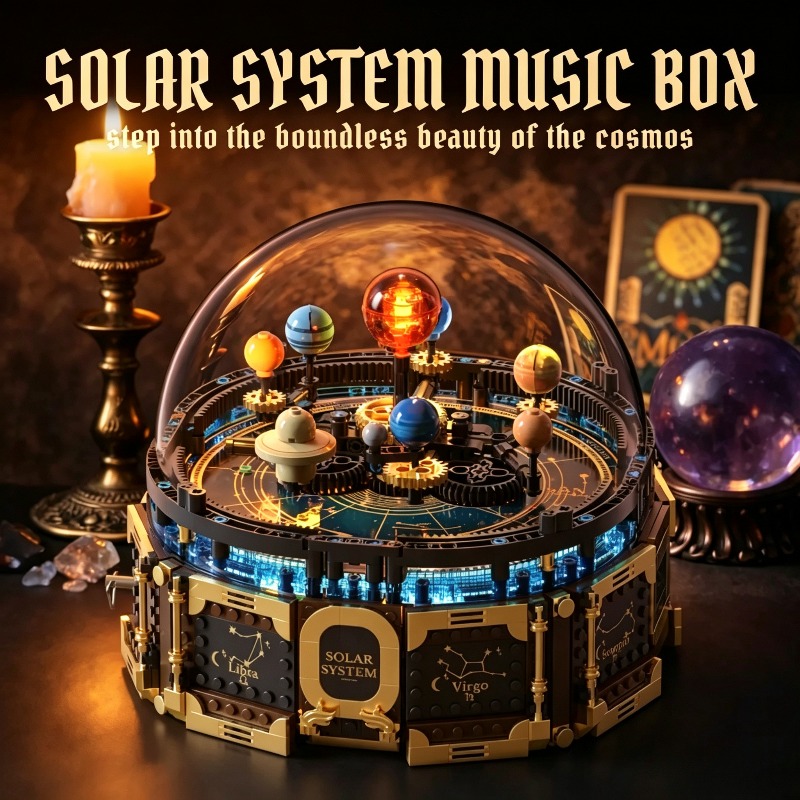 Solar System Music Box Buildin - огляд і ціна Solar System Orrery