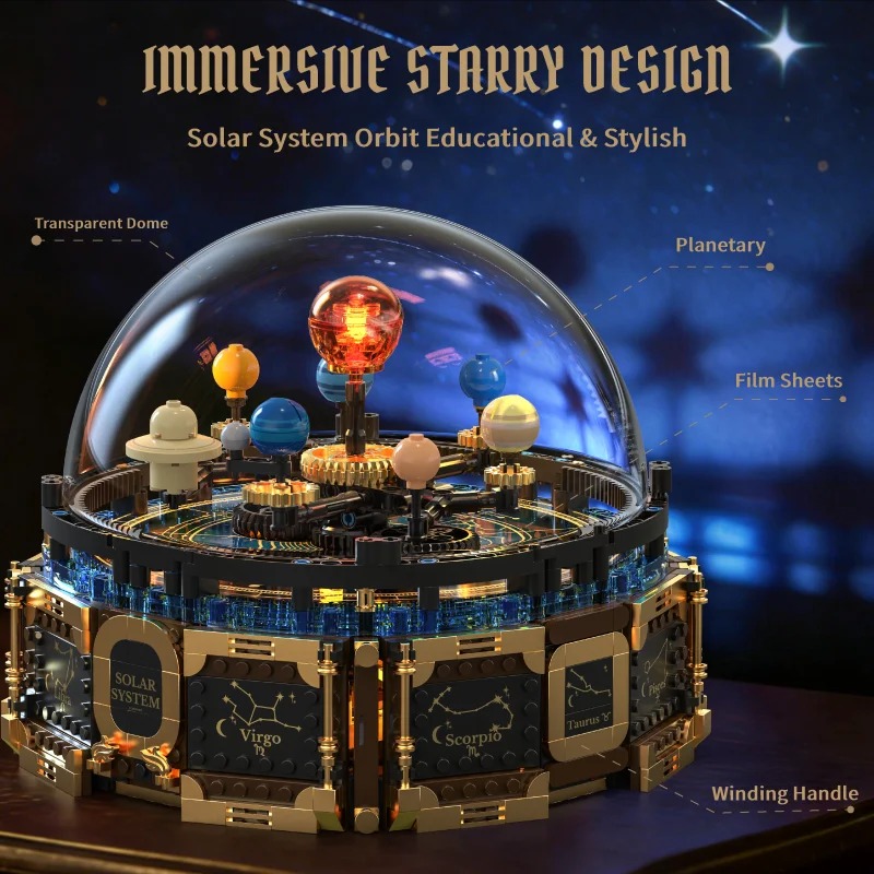 Solar System Music Box Buildin - огляд і ціна Solar System Orrery