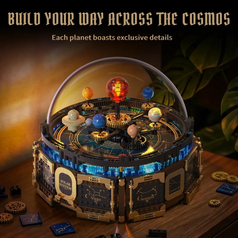 Solar System Music Box Buildin - огляд і ціна Solar System Orrery